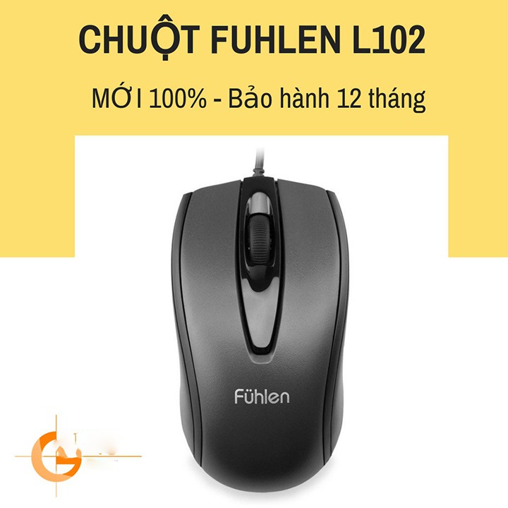 Chuột quang Fuhlen L1O2 thiết kế độc lạ siêu bền siêu nhạy thích hợp với tất cả các loại máy tính