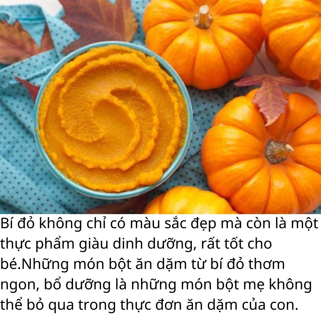 Bột bí đỏ Behena - Bột Ăn Dặm Cho Bé, Tốt Cho Da, Mắt