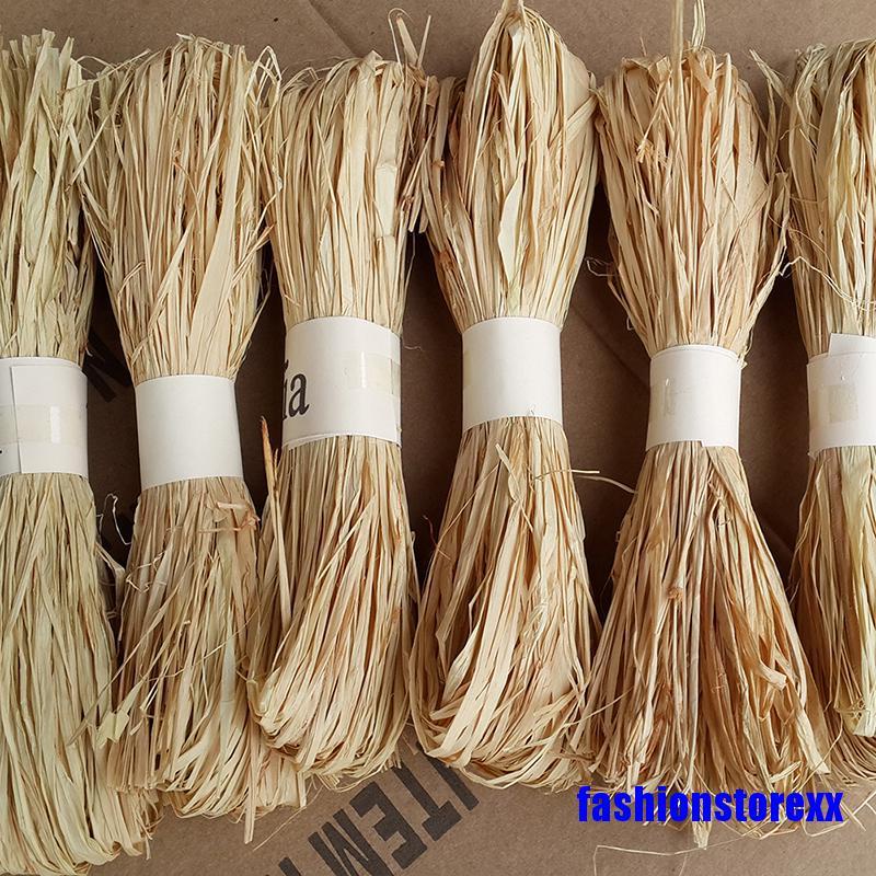 1 Cuộn Dây Ruy Băng Raffia Tự Nhiên 30g