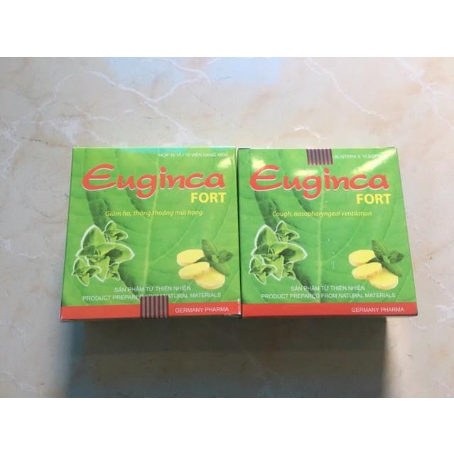 ✅ (CHÍNH HÃNG) Euginca (100 viên) - Giảm ho, thông thoáng mủi họng | BigBuy360 - bigbuy360.vn