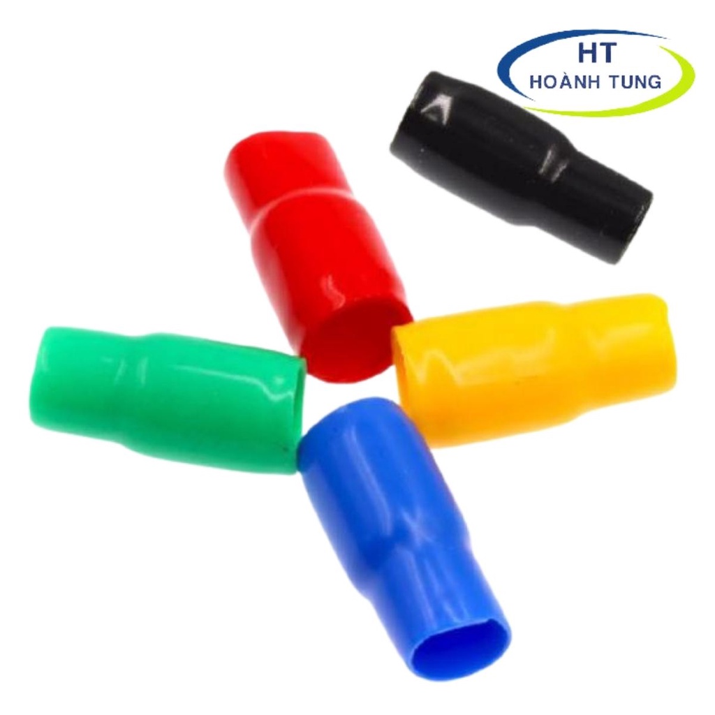 Mũ chụp V đầu cos - vỏ bọc) cách điện, phân biệt thứ tự pha dây cáp điện trong hệ thống điện