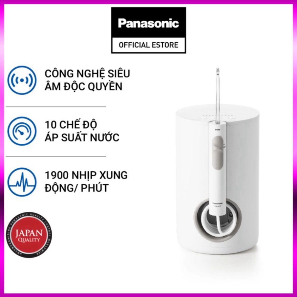 Máy Tăm Nước Cầm Tay Panasonic Công Nghệ Siêu Âm EW1611W451 (giá cực rẻ)