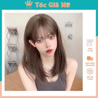 Tóc giả nguyên đầu 💟FREESHIP💟 TÓC GIẢ CÚP SOLE 40CM ma 2046