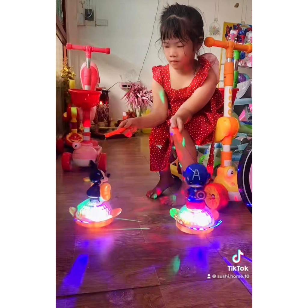 SỈ ĐÈN TRUNG THU CÓ ĐÈN NHẠC XOAY MÚA 360 độ