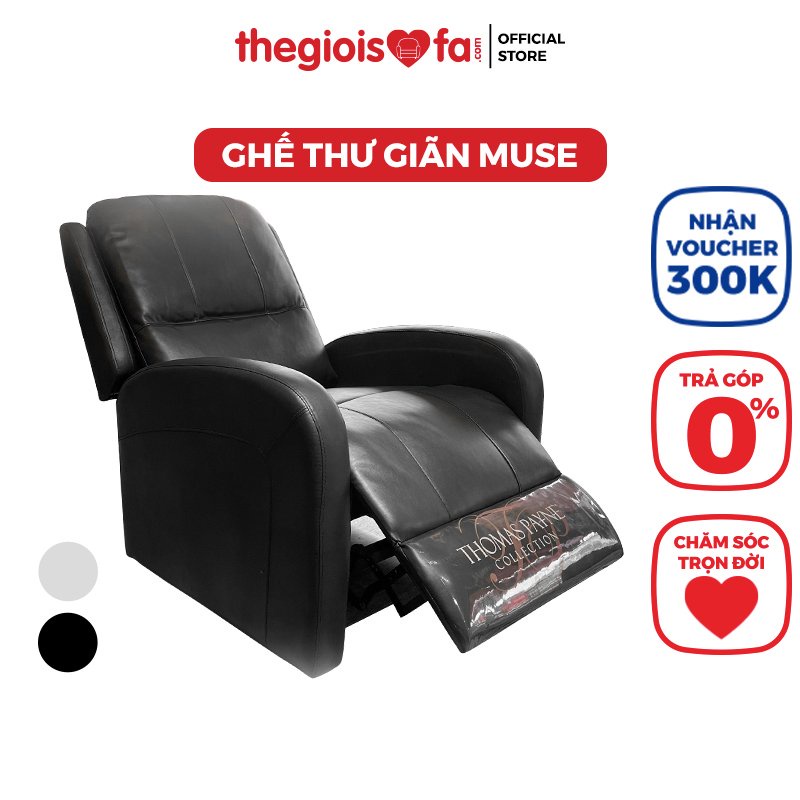 [Mã BMBAU300 giảm 10% đơn 499K] Ghế thư giãn đọc sách Thế Giới Sofa bọc da cao cấp