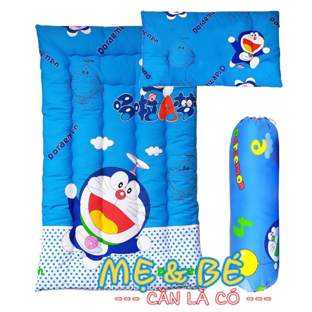 Bộ Gối Nệm Cho Bé Đi Học Mẫu Giáo Vải Cotton Thắng Lợi Chuẩn Xịn ( 3 món )