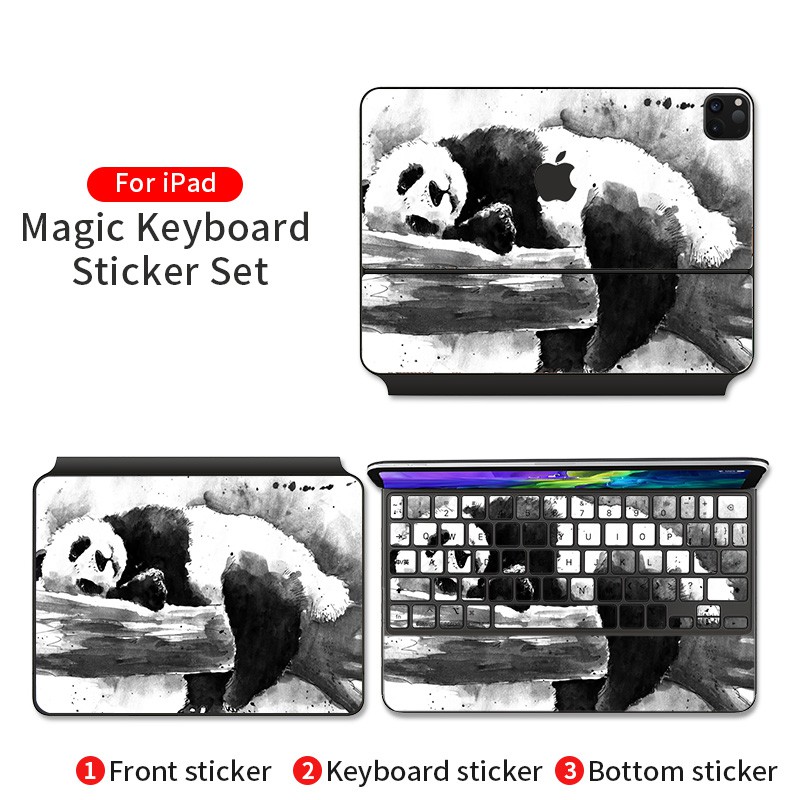 Suitable For Magic Keyboard Skin Sticker 2022 IPad Pro4 11 inch ipad pro 6 12.9 ipad air 4/5 10.9 Tablet sticker full Decal Cute Cartoon Protective Keyboard Cover Film 2022/2021 new