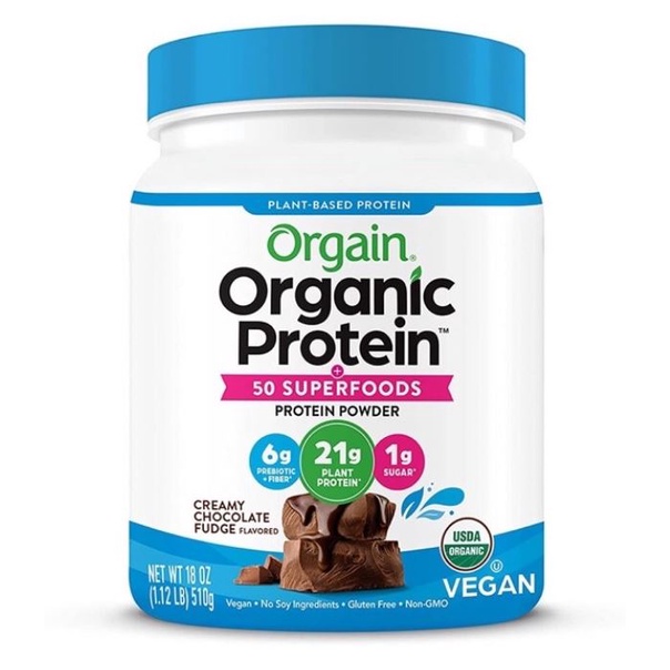 Bột đạm thực vật hữu cơ Orgain Organic Protein 510gr