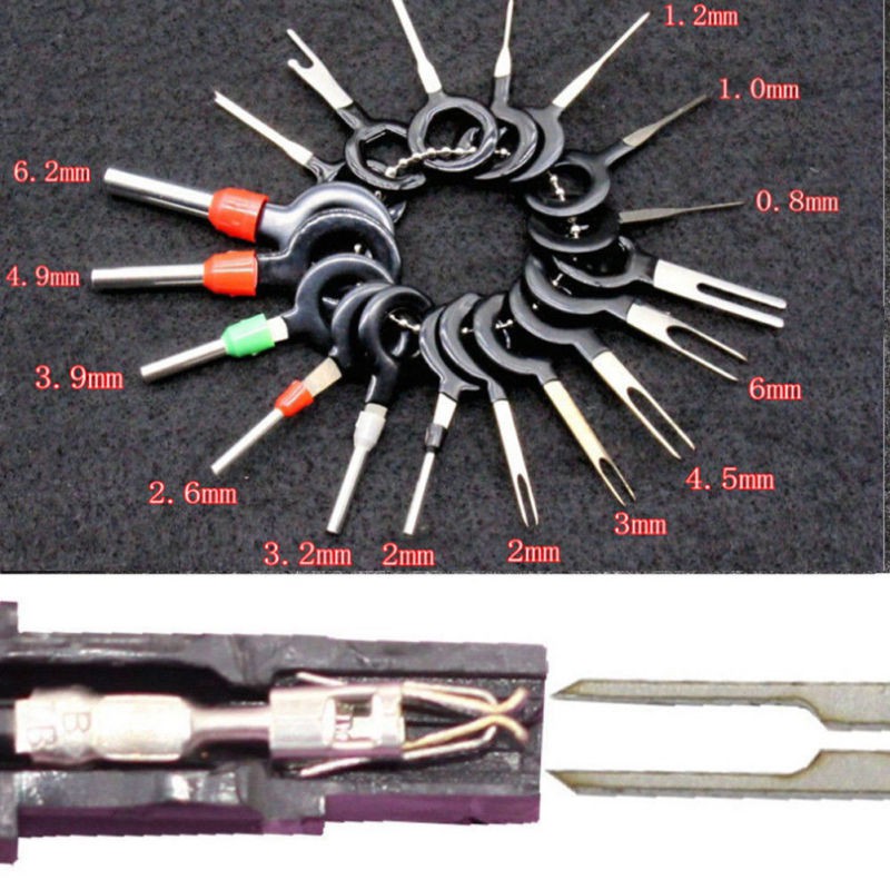 Bộ 18 Dụng Cụ Tháo Gỡ Dây Điện Cho Xe Hơi