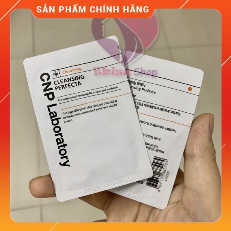 Gói sữa tẩy trang Cleansing perfecta CNP Laboratory