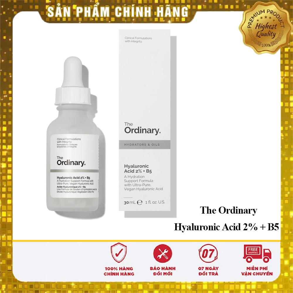 Serum Cấp Ẩm Cho Da The Ordinary Hyaluronic Acid 2% + B5