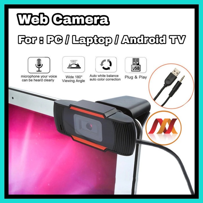 Camera Hd 720 Tự Động Lấy Nét Kèm Micro Cho Pc - Laptop - Android Tv