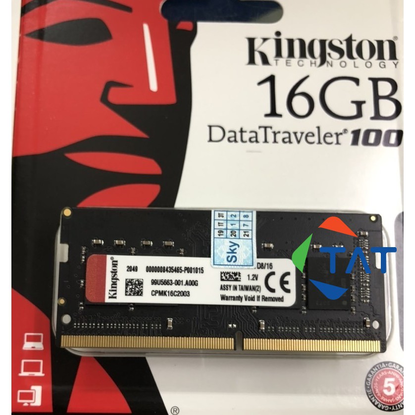 Ram Laptop DDR4 16GB Kingston 2133MHz Chuyên Game Đồ Họa (mới 2020)