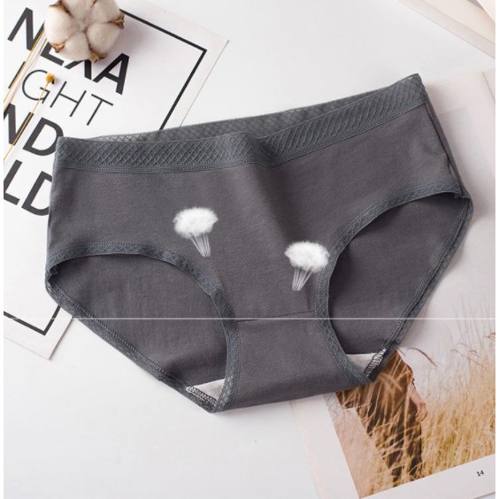 Quần lót nữ cotton basic kháng khuẩn, co giãn không bị hằn , thấm hút mồ hôi QC02 | BigBuy360 - bigbuy360.vn