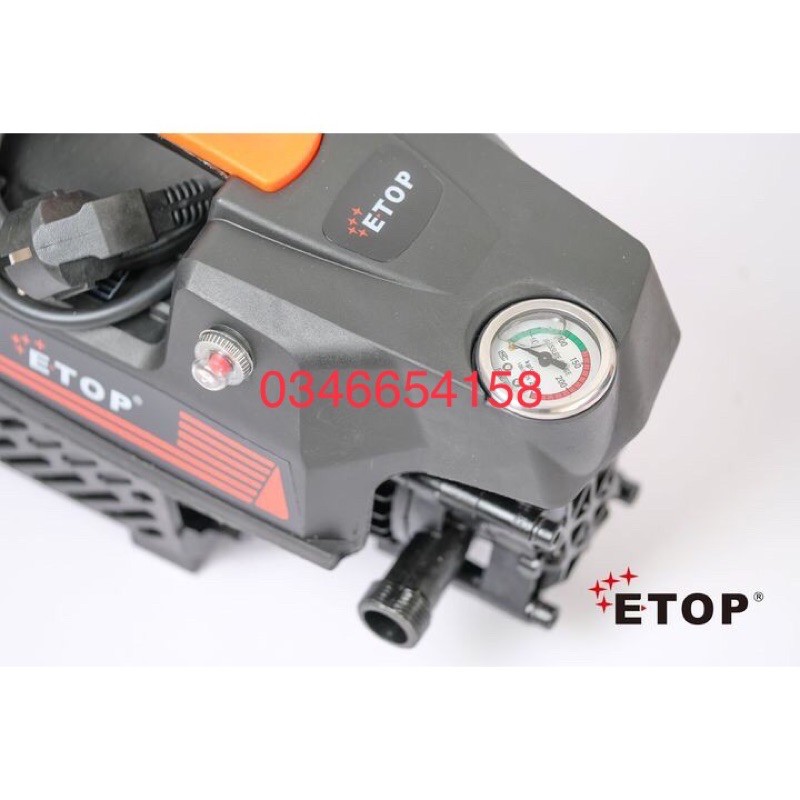 Máy rửa xe | Máy rửa xe cao áp Etop (Không gây tiếng ồn) ⚡️ Công suất chuẩn 1800W