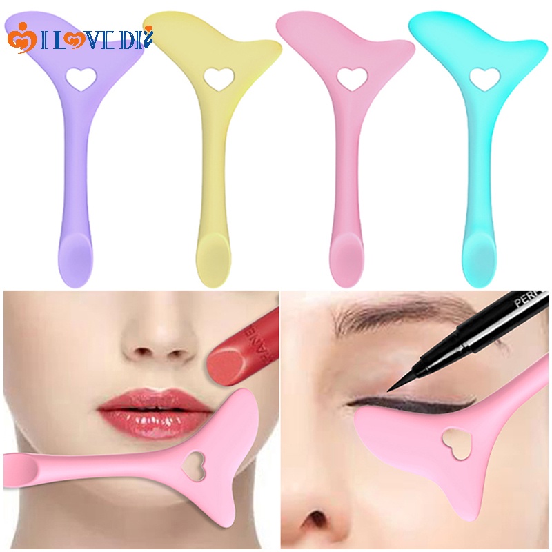 Dụng Cụ Hỗ Trợ Kẻ Mắt 4 Trong 1 Thiết Kế Hình Mèo Sáng Tạo