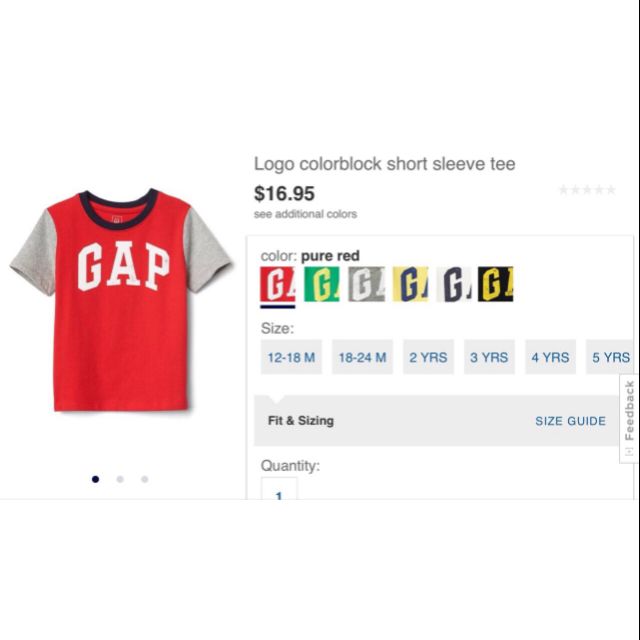Áo Baby Gap 1_5T