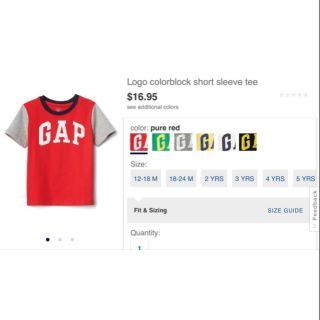 Áo baby gap 1_5t