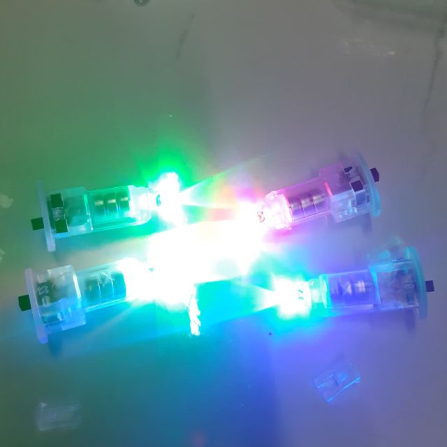 Đèn led 7 màu 3 pin trung thu 10 cái