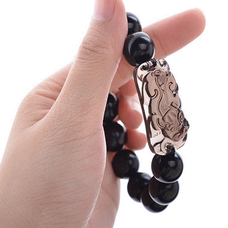 Vòng Đeo Tay Đá Hắc Diện Thạch Pixiu /Lucky /PiYao / Vòng Tay / Vòng Đeo Tay / Tỳ Hưu