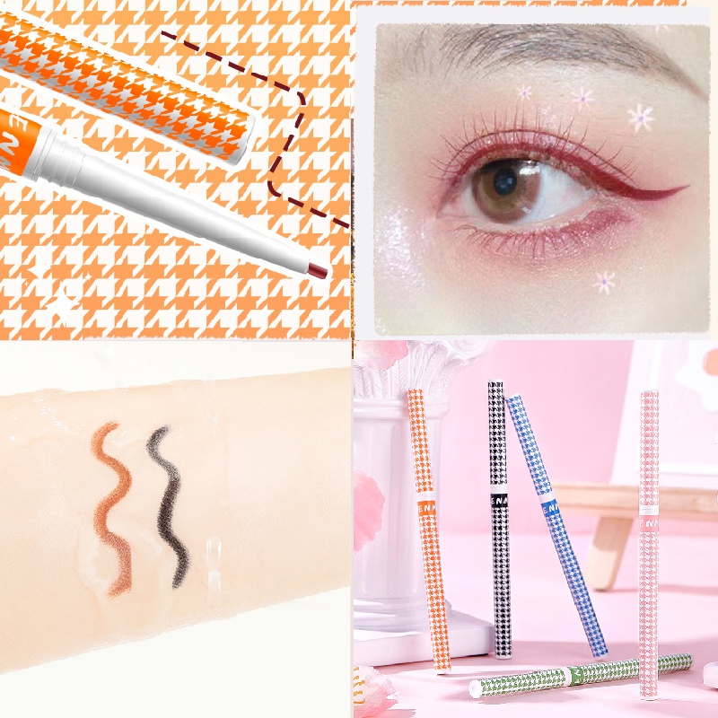 Bút Kẻ Mắt Dạng Gel 5 Màu Tùy Chọn Chống Nước Chống Mồ Hôi Tiện Dụng