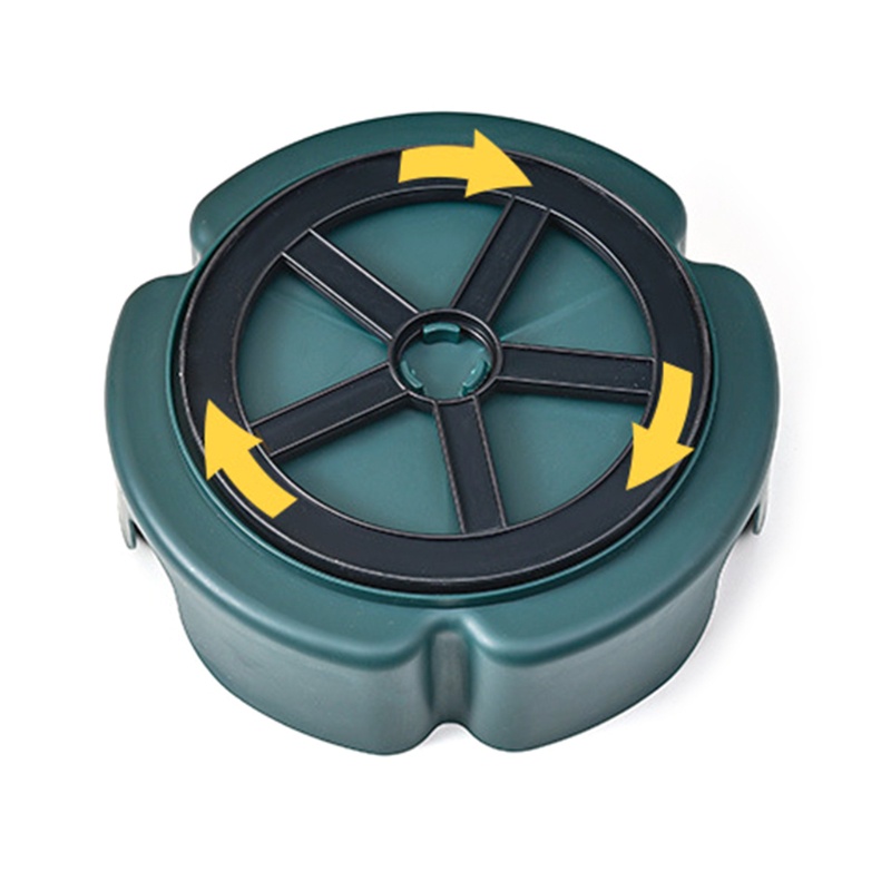 Hộp Đựng Tai Nghe 3 Ngăn Xoay 360 Độ 3 Ngăn Tiện Dụng° Hộp Đựng Hạt Xoay 5.4L Có Nắp Tháo Rời Được Dành Cho Tủ Lạnh