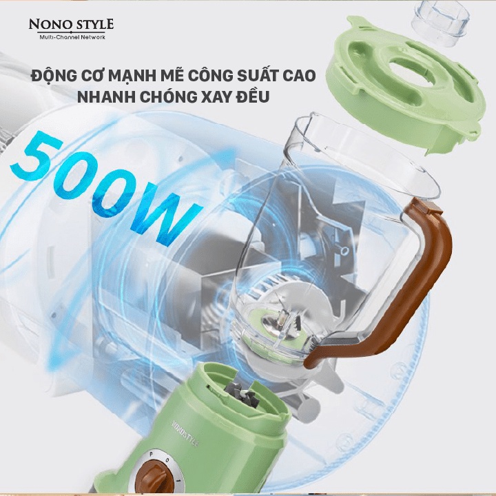 Máy Xay Sinh Tố Đa Năng NONOSTYLE (1,8L) BẢO HÀNH 12 THÁNG