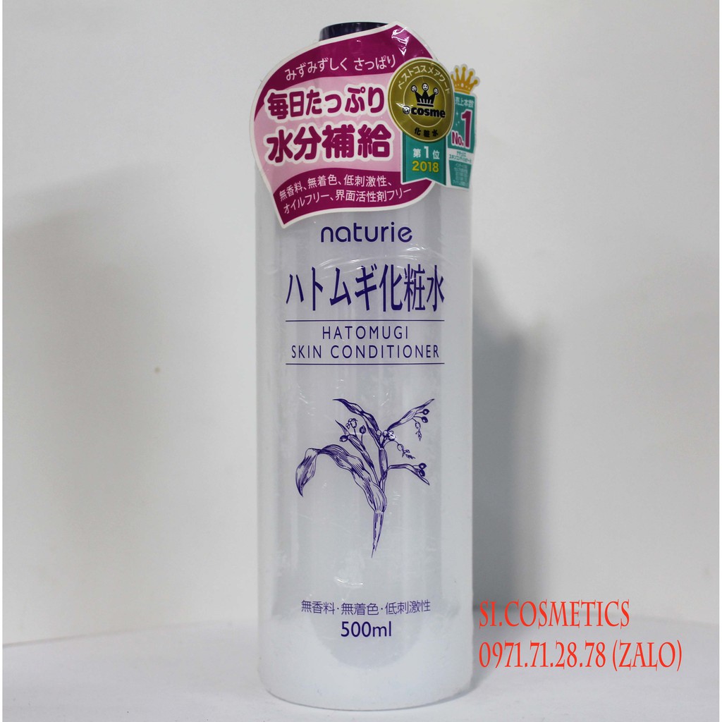 Toner Naturie ý dĩ cân bằng da - Lotion Naturie Hatomugi Nhật Bản 500ml | BigBuy360 - bigbuy360.vn