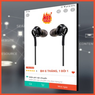 [ SALE SIÊU RẺ ] Tai Nghe Samsung S10 AKG Nhét Tai Tặng Kèm 4 Núm Tai Phụ