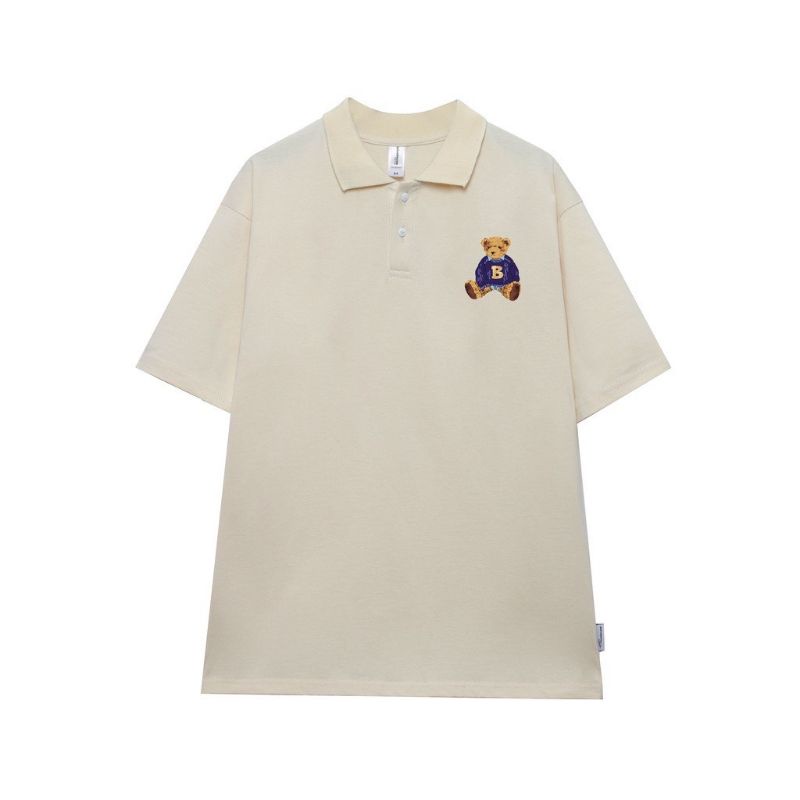 Áo thun 💥 full size ❤ polo unisex tay lỡ gấu