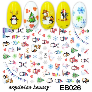 Mới Decal Dán Móng Hoạ Tiết Giáng Sinh