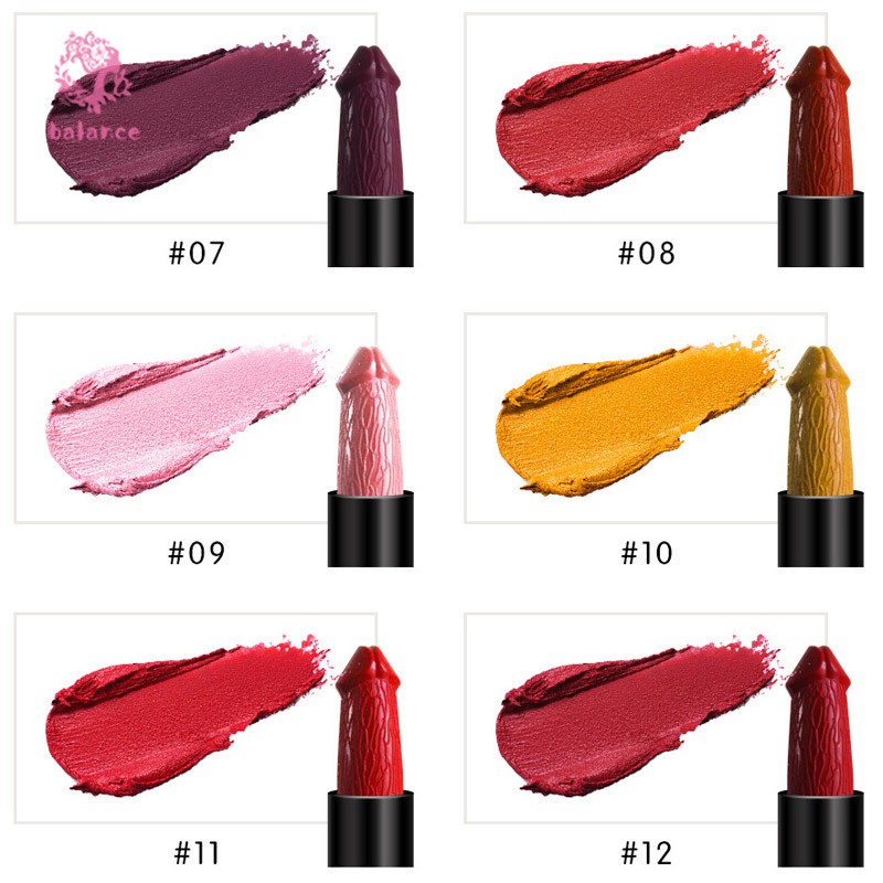 (Hàng Mới Về) Son Lì Chống Nước Lâu Phai Thiết Kế Vỏ Son Hình Đầu Nấm Độc Đáo | BigBuy360 - bigbuy360.vn