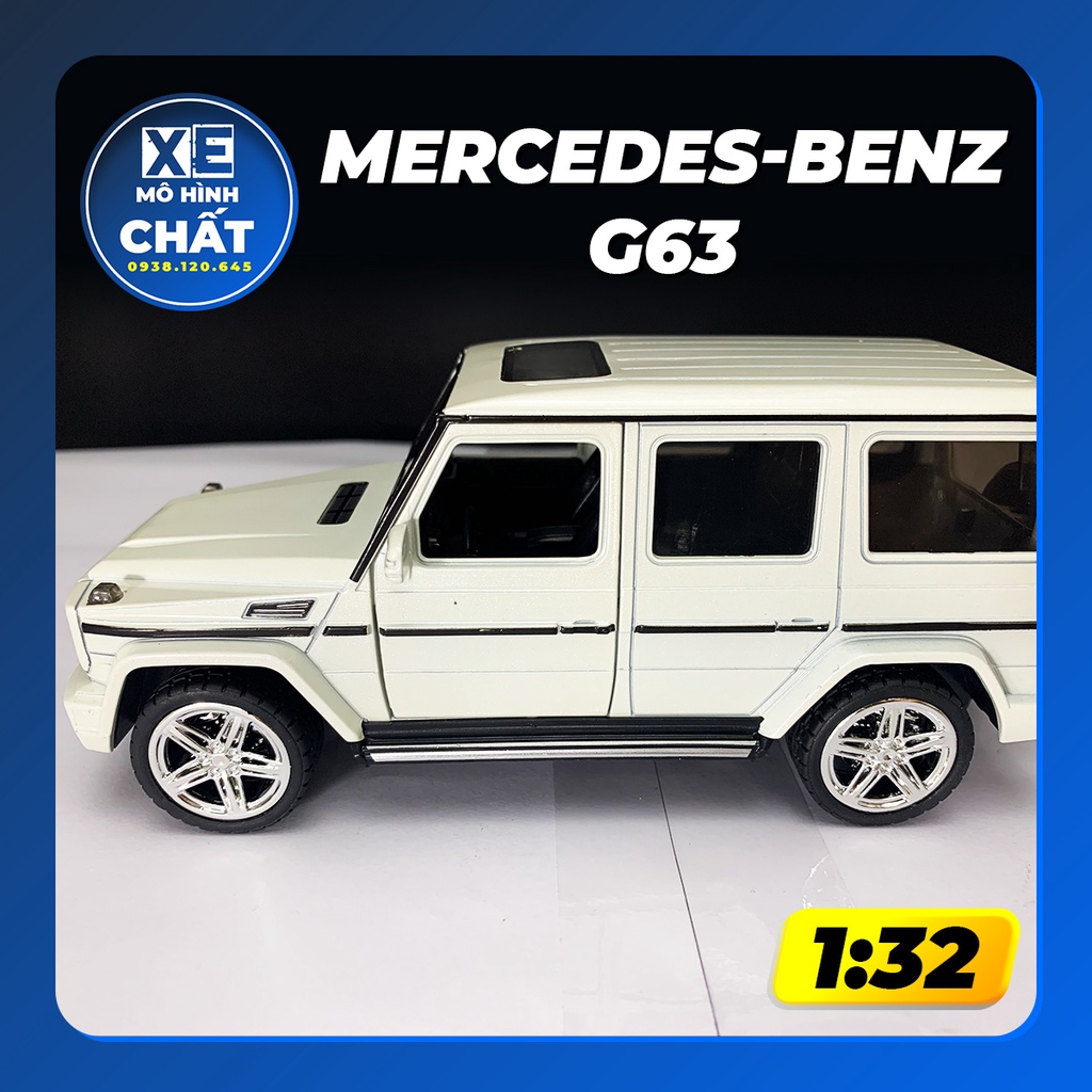 Xe mô hình bằng hợp kim loại Mercedes-Benz G63 tỉ lệ 1:24