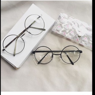 |KÈM HỘP VÀ KHĂN| KÍNH GỌNG TRÒN NÔBITA - KÍNH TRÒN GIẢ CẬN