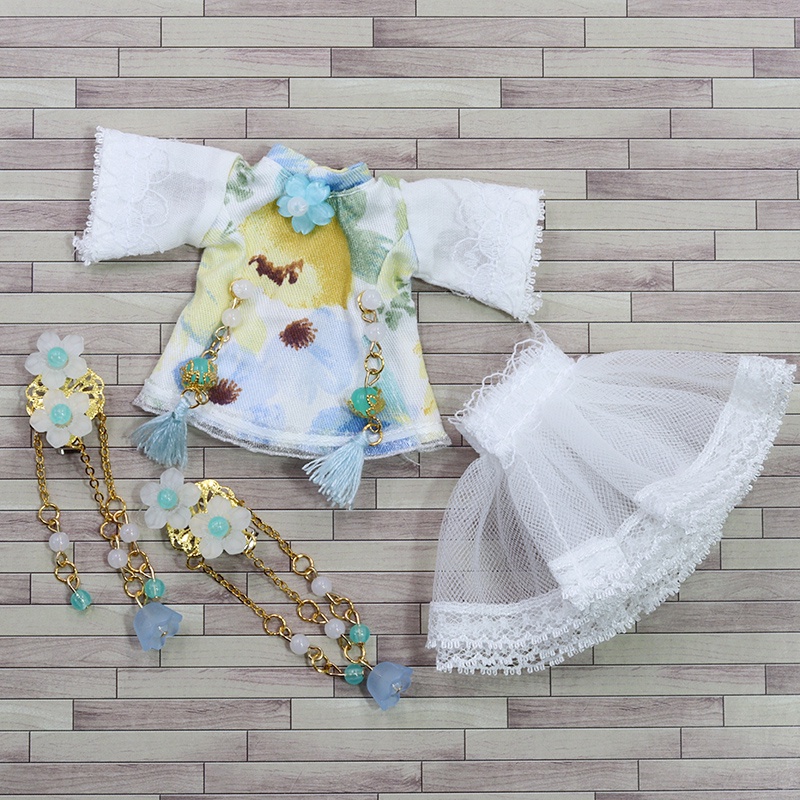 Đầm Hán Phục Phong Cách Cổ Điển Ob11 Cho Bé YMY Body OYM6