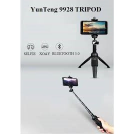 Gậy chụp ảnh, tripod, cây livestream quay phim Tiktok 3 chân YUNTEN YT 9928