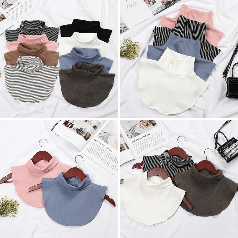 Khăn Choàng Dệt Kim Cổ Lọ Chống Gió Có Thể Tháo Rời Cho Nữ