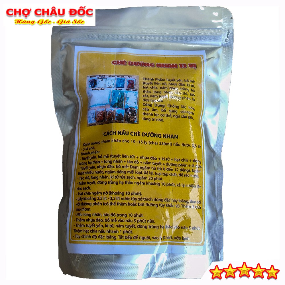 Set Chè Dưỡng Nhan 400gr Đủ 13 Vị Loại Đặc Biệt Nấu Được 10-15 Chai 330 ml
