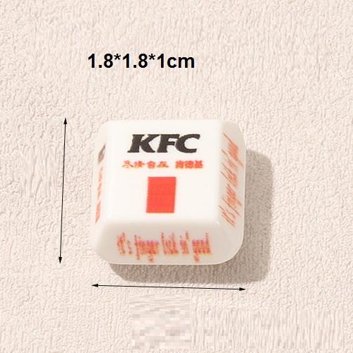 Mô hình hộp gà rán hambuger trang trí nhà búp bê [1 cái]