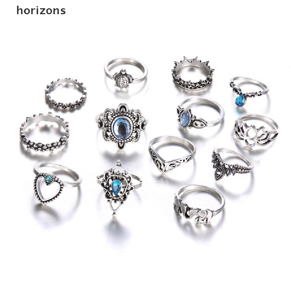 Set 13 Nhẫn Đeo Tay Phong Cách Boho Thời Trang Cho Nữ