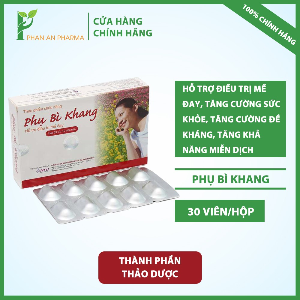 PHỤ BÌ KHANG - HỖ TRỢ CHO NGƯỜI BỊ MỀ ĐAY CN61