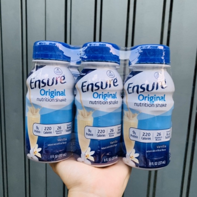 Thùng 16/24/30 chai SỮA ENSURE MỸ 237ml