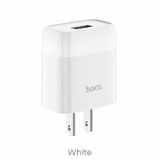 Cốc sạc nhanh / Củ sạc nhanh Hoco C72 1 cổng, dòng điện 2.1A - CHÍNH HÃNG
