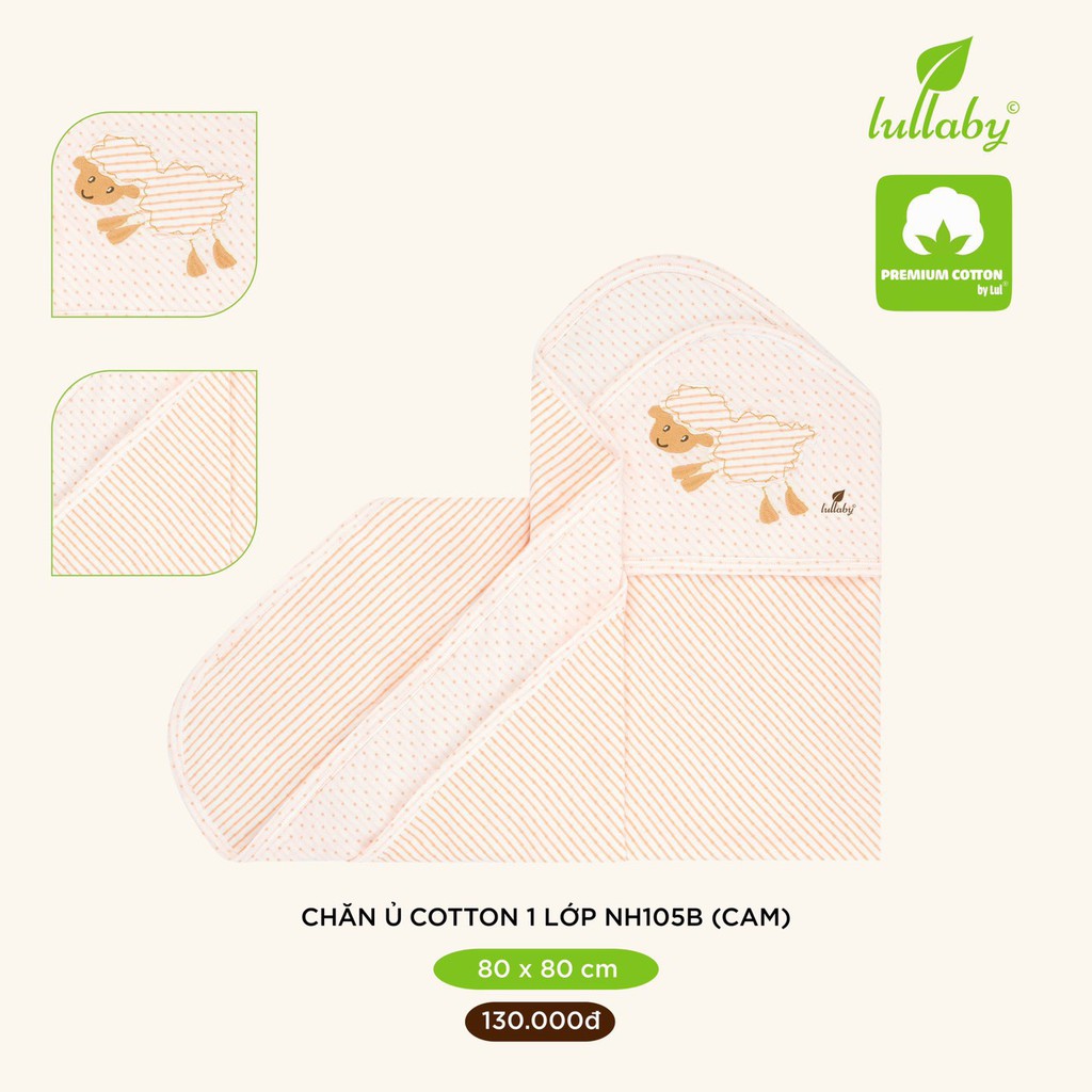 Lullaby - chăn ủ cotton 1 lớp