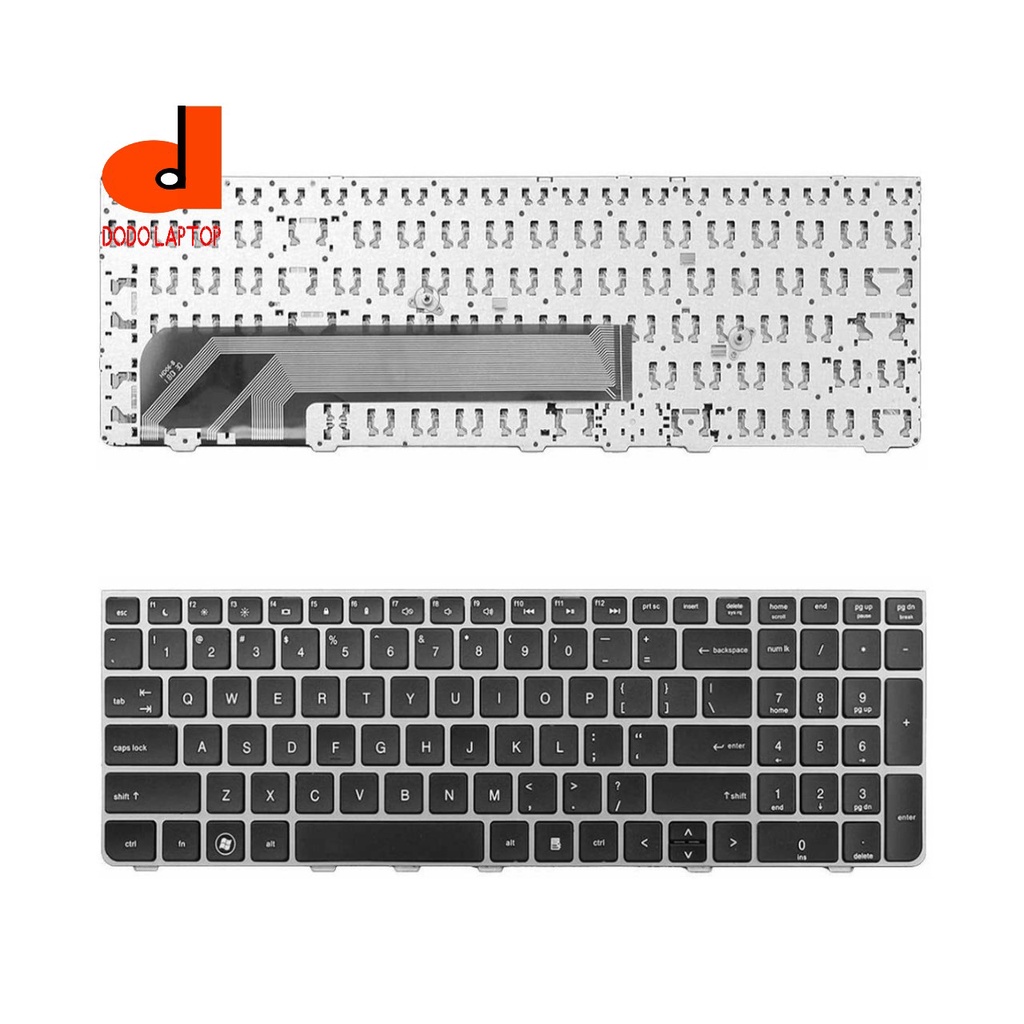Bàn phím Laptop HP ProBook 4530 , 4530S , 4535S CÓ KHUNG MÀU BẠC Nhập Khẩu