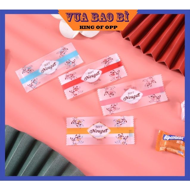 Túi đựng bánh kẹo Soft Nougat, hàn nhiệt, 200 túi/sp, BBK11 - VUA BAO BÌ