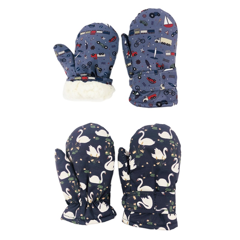 Găng Tay Phủ Toàn Bộ Ngón Tay Chống Gió Chống Nước Giữ Ấm Cho Trẻ Em Hoạt Động Thể Thao Ngoài Trời
