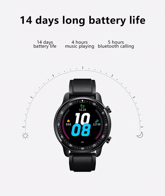 Đồng hồ thông minh HAFU MT1 Smartwatch nghe nhạc trên đồng hồ nghe gọi thay hình nền