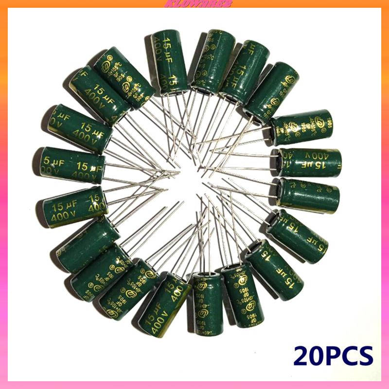 Set 20 Tụ Điện Phân 15uf 400V Cho Công Tắc Đèn LED