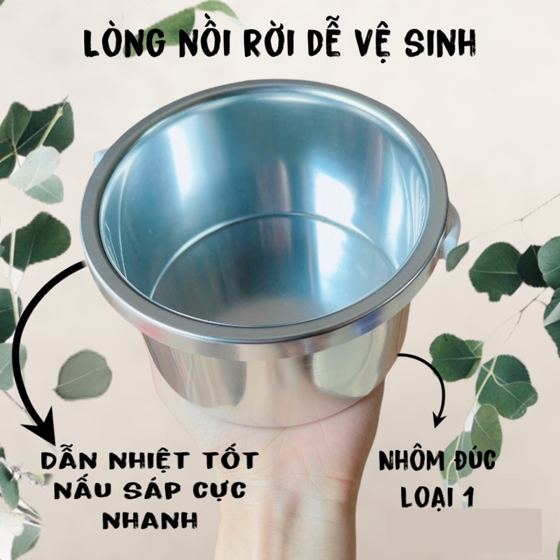 COMBO WAXING TIẾT KIỆM - MỠ NGỌC LAN TÂY NỒI MINI pro100